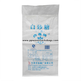 Çin Toptan Dayanıklı Şeker Ambalaj Çantaları / Virgin PP Dokuma Un Torbaları PE Liner ile Tedarikçi